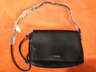 Bolsa Crossbody Negra Huser