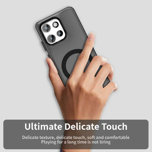 Funda Transparente Para Motorola Edge 50 Neo Moto G35 S50 Con Soporte Magnético, Soporte Duro A Prueba De Golpes