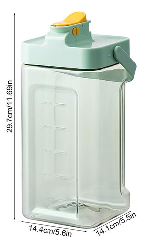 Jarra De Agua Con Grifo Recipiente Hervidor Transparente De