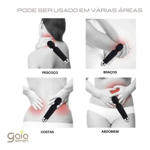 Imagem 9 de 9 de Varinha Magica Massageador Sem Fio Recarregavel Promoção Usb