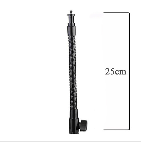 Set 2 Soportes Brazo Metálico Para Aro De Luz Tubo Flexible