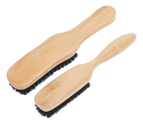 Cepillo Para Barba, Mango Ergonómico Y Bigote, 2 Unidades