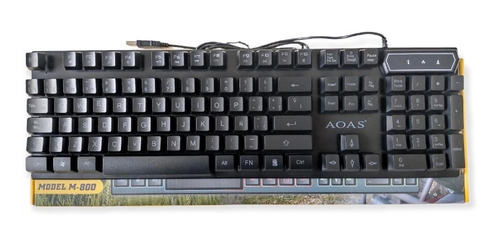 Imagen 3 de 3 de Teclado Gamer Retroiluminado Usb Con Letra Ñ Español Gaming