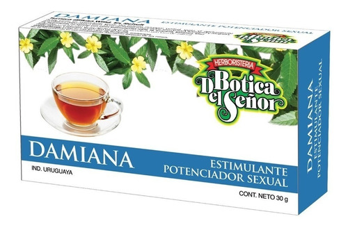 Pack De 2 Té Damiana Botica Del Señor 30g