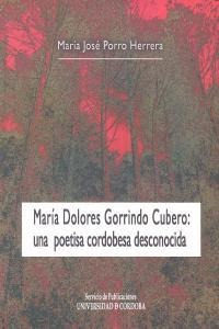 Libro Maria Dolores Gorrindo Cubero Una Poetisa Cordobesa