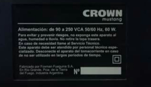 Televisor Crown 21
