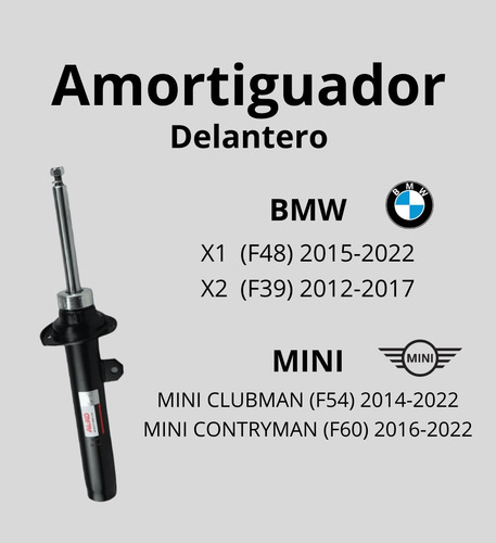 Amortiguador Delantero Derecho Bmw X1 F48 X2 F39 2015-2022