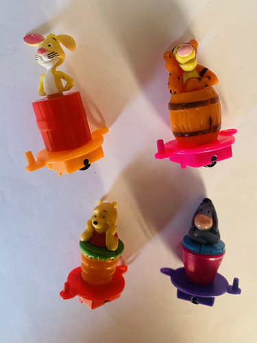 Colección Mini Figuras Tren Winnie Pooh 5pz. Grezon Huevo S. (Usado)