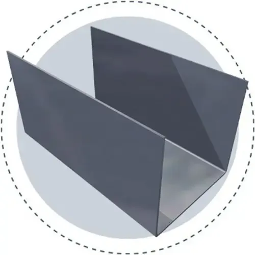Conexão U Terça - 127 X 60 Para Telhado Galvanizado 25 Unid