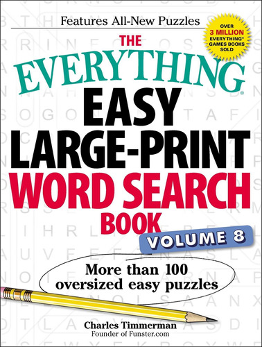 Libro The Everything Easy Large-print Word Search Book, Vo