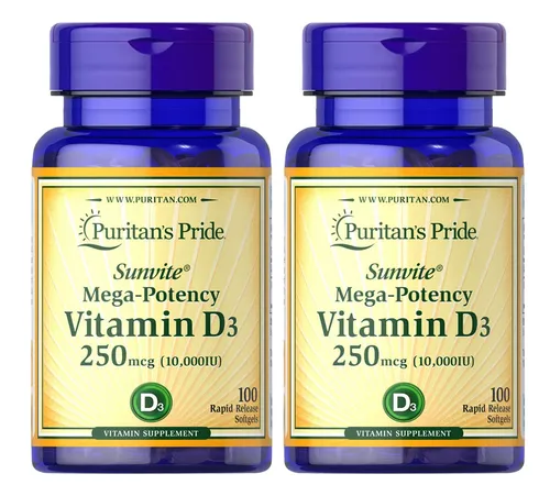 Suplemento Puritan's Pride De Vitamina D3, 10 000 Ui, 200 Ml