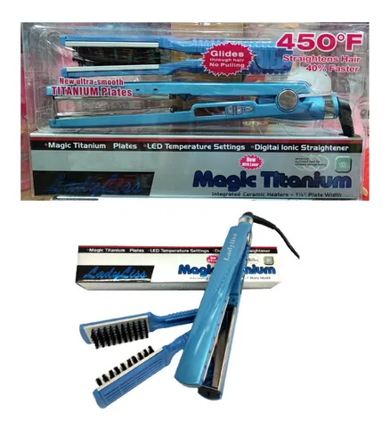 Plancha de Pelo Profesional Ionic Placas Titanium Reflex 230 Delisse Muster