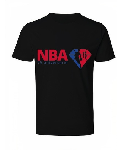 Polera Nba All Star Logo 75 Aniversario  Algodon Estampadas