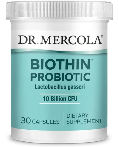 Probiótico De Biotina 10 Mil Millones Dr. Mercola 30 Capsula