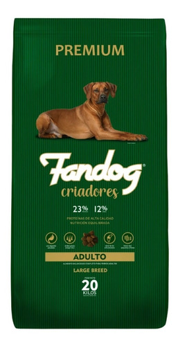 Alimento Para Perro Fandog Criadores Premium Adulto 20 Kg