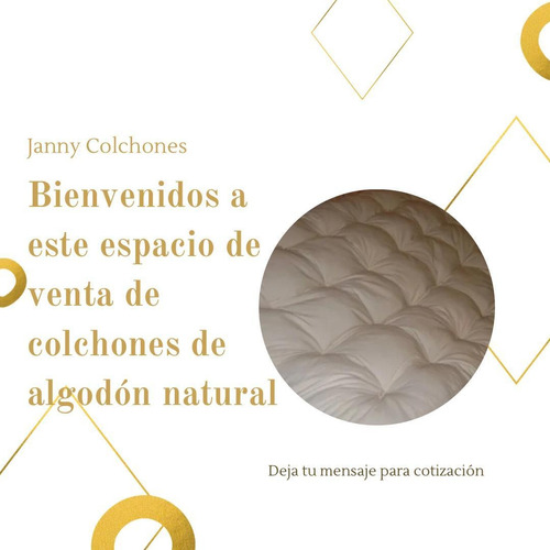 Imagen 6 de 6 de Colchón De Algodón Estilo Futon Japonés De 1 Plaza