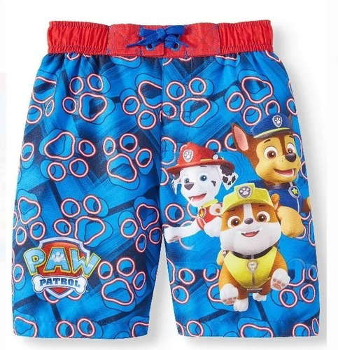 Short Playero De Niño Spiderman Batman Mickey Paw Patrol