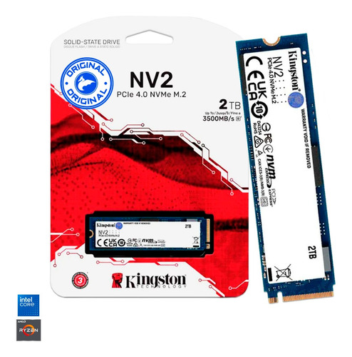 Ssd 2tb Kingston Nv2 Pcie 4.0 Nvme M.2 ( Original )