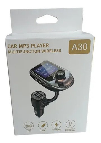 Adaptador Transmisor Carro Celular Bluetooth Mp3