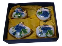 Comprar X4 Pastilleros Cofres Alhajeros De Porcelana Souvenirs 