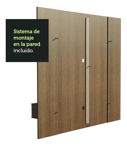 Mueble Mesa Para Tv Rack Arizona Madesa Hasta 50'' Mm Color Marrón
