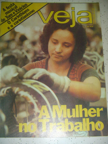 Revista Veja 475 T Jobim Vinicius Corinthians Curitiba 1977