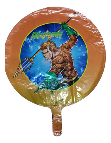 Globo Metalico Aquaman | 1 Pza | 45 Cm|