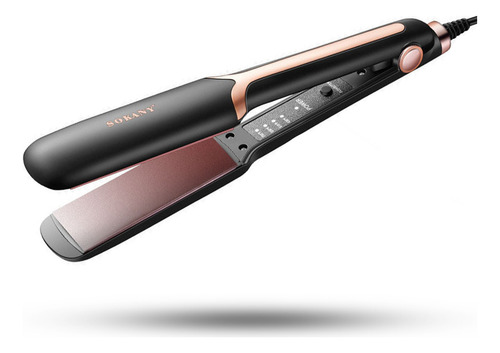 Plancha Cabello Profesional 2 En 1 Para Hogar Dorado