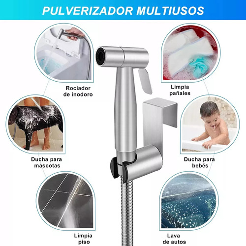 Ducha Bidet Arabe Wc Inodoro Acero Inoxidable