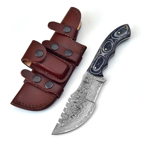 Cuchillo Artesanal Poshland De 25.4 Cm, Aleación De Acero