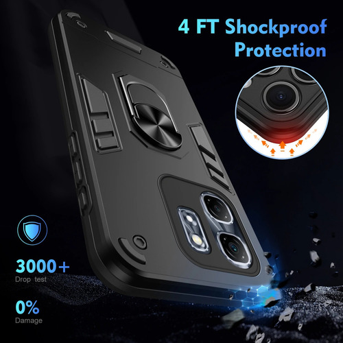 Funda Para Infinix Hot 50i Smart 9 Valiente Cambiante+mica
