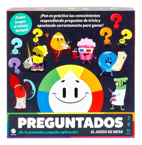 Preguntados Juego De Mesa Trivia Preguntas Original Mattel