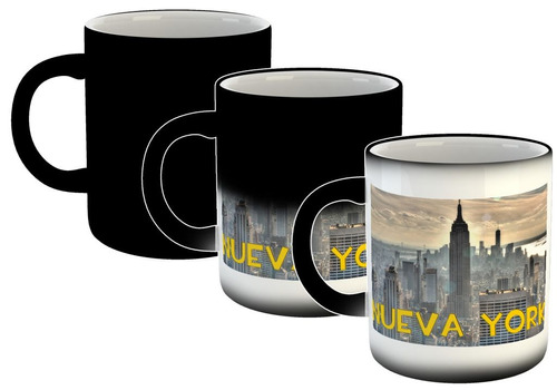 Taza Magica Ny New York Ciudades Mundo Libertad Usa M2