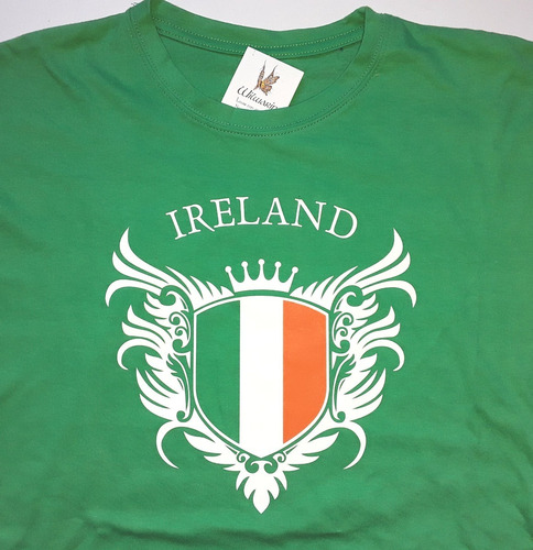 Imagen 2 de 6 de Remeras Celtas San Patricio Irlanda Estampado Vinilo Oferta