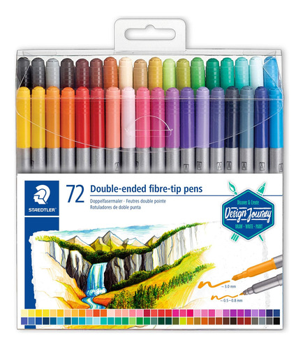 Staedtler 3200 Tb72 Design Journey Rotuladores Punta Fibra Y