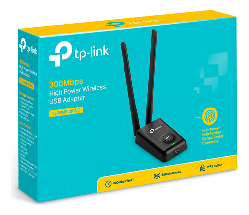 Tp-link Adaptador Usb Inalámbrico Tl-wn8200nd 300mbps