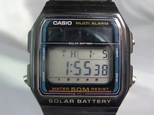 Relógio Casio W L - 10 De 1989 Japan Solar Relogiodovovô