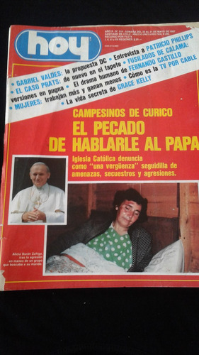 Revista Hoy N° 514 25 Al 31 De Mayo De 1987