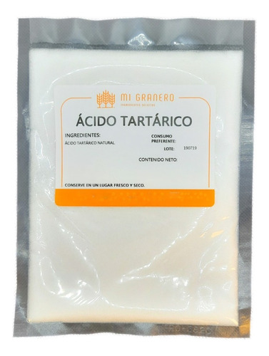 Ácido Tartárico Puro 5 Kilogramos