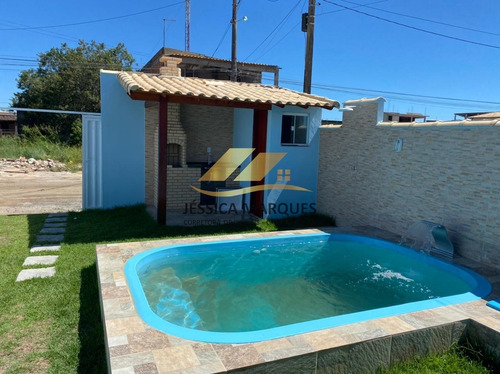 Imagem 3 de 7 de Casa 2 Quartos, Piscina E Área Gourmet Em Unamar - Jmc75-1-3