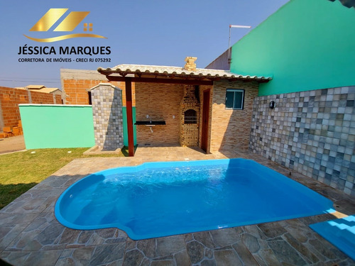 Imagem 5 de 14 de Dl-102.2 Casa 2 Quartos, Área Gourmet E Piscina Em Unamar