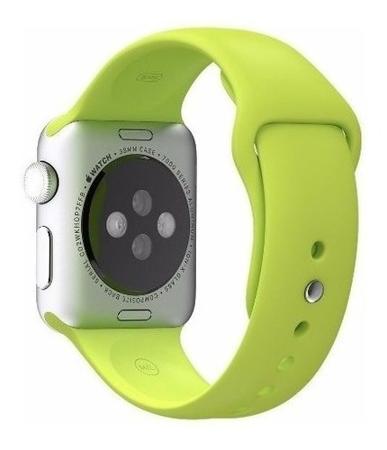 Pulseira Em Silicone Sport Para Apple Watch 42/44mm -verde