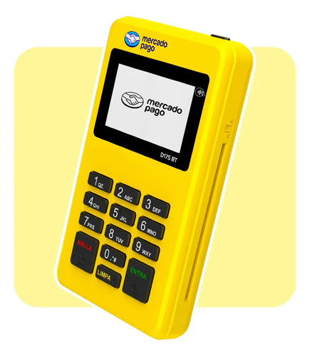 Maquininha De Cartão Mercado Pago Point Mini D175-bt Nfc2 Bluetooth