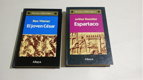 Novela Historica El Joven Cesar ,espartaco.lote X2 Libros