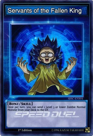 Yugioh! Servants Of The Fallen King - Sbsc-ens04 