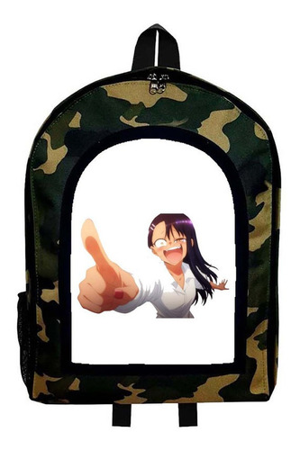 Mochila Camuflada Don't Toy With Me Miss Nagatoro Mod Aar109