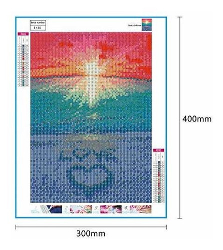 Pintura 5d Numero Para Hacer Idad Cristal Decoracion Pared N