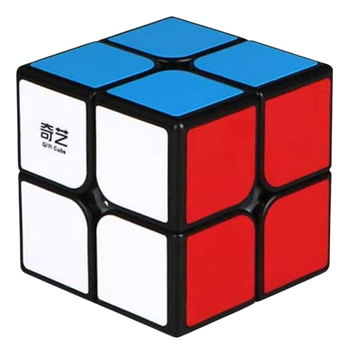Cubo Rubik 2x2 Qiyi Qidi W Base Negra/blanca + Estuche Color de la estructura Base Negra