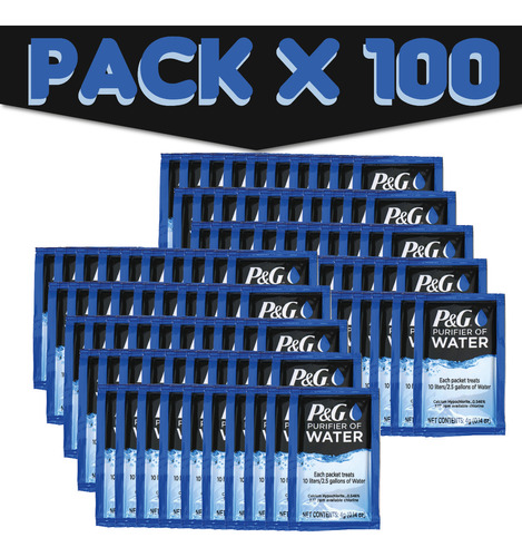 P&g Purificador De Agua Polvo Pack 100