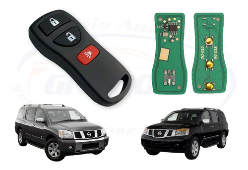 Control Remoto 3 Botones Nissan Armada 2004 Al 2012 Nuevo